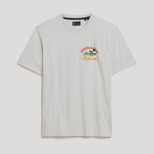 Camiseta Manga Corta Para Hombre Neon Travel Chest Loose Tee Superdry