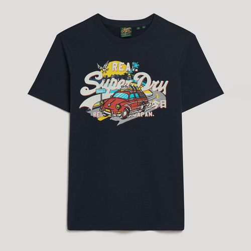 Camiseta Manga Corta Para Hombre La Vl Graphic Superdry