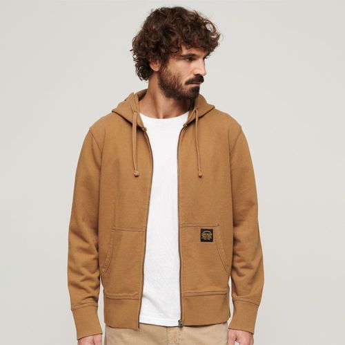 Buzo Abierto Para Hombre Contrast Stitch Zip Superdry
