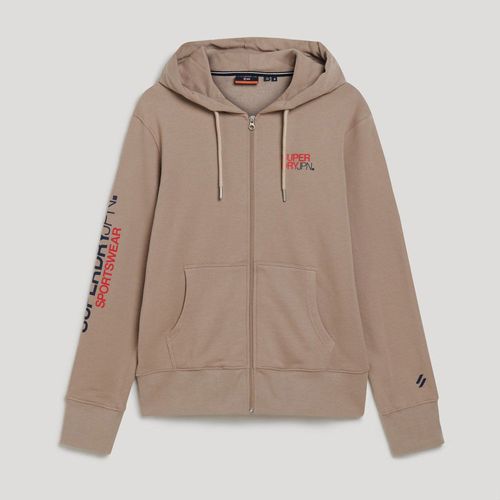 Buzo Abierto Para Hombre Sportswear Logo Loose Zip Hood Superdry