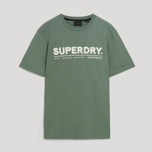 Camiseta Manga Corta Para Hombre Utility Sport Logo Loose Tee Superdry
