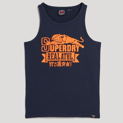 Camiseta Para Hombre Track & Field Ath Graphic Vest Superdry