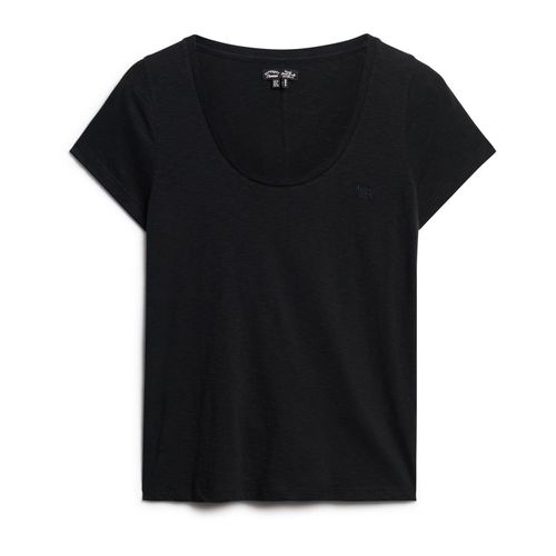 Camiseta Manga Corta Para Mujer Scoop Neck Tee Superdry