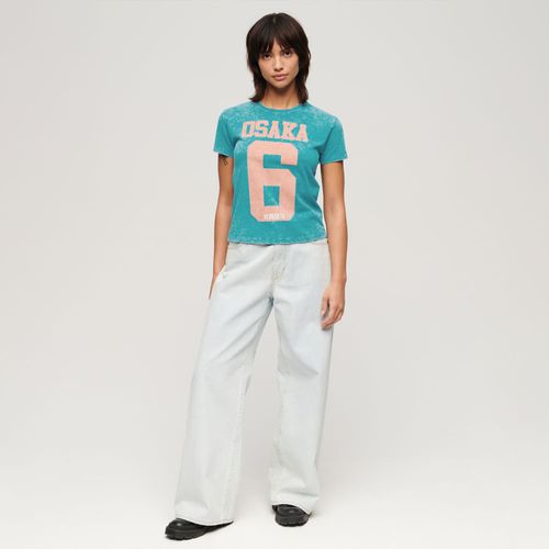 Camiseta Para Mujer Osaka Fitted Tee Superdry