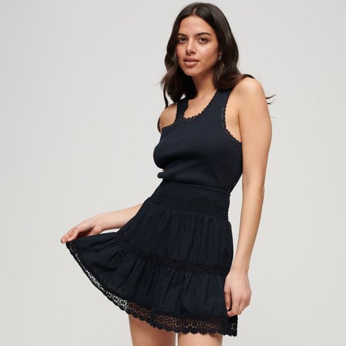 Falda Corta Para Mujer Ibiza Lace Mix Mini Superdry