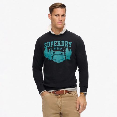 Buzo Cerrado Para Hombre Lo-Fi Outdoors Graphic Crew Superdry