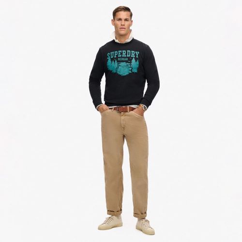 Buzo Cerrado Para Hombre Lo-Fi Outdoors Graphic Crew Superdry