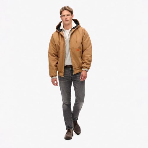 Chaqueta Casual Para Hombre Surplus Hooded Bomber Superdry