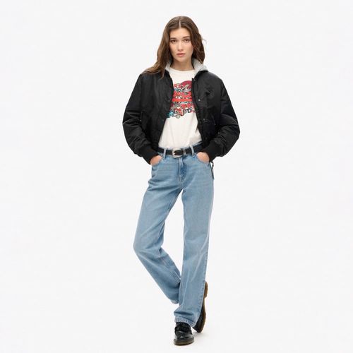 Camiseta Manga Corta Para Mujer Tokyo Vl Graphic Relaxed Tee Superdry