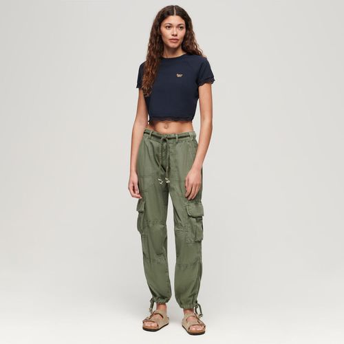 Top Para Mujer 90'S Lace Trim Tee Superdry