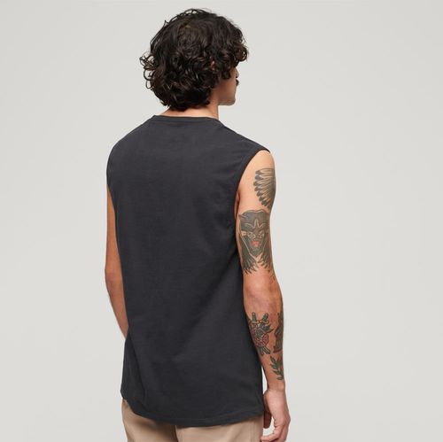 Camiseta Manga Sisa Para Hombre Photographic Logo Tank Superdry