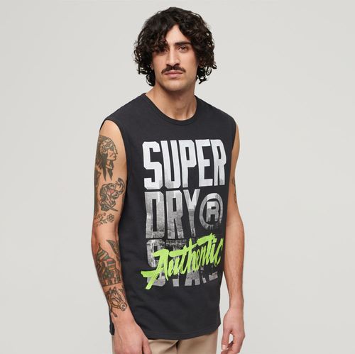 Camiseta Manga Sisa Para Hombre Photographic Logo Tank Superdry