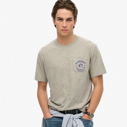 Camiseta Manga Corta Para Hombre Merchant Graphic Tee Superdry