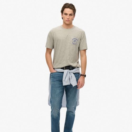 Camiseta Manga Corta Para Hombre Merchant Graphic Tee Superdry
