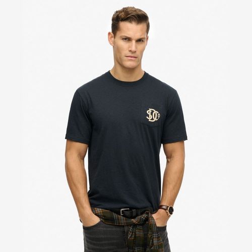 Camiseta Manga Corta Para Hombre Merchant Graphic Tee Superdry