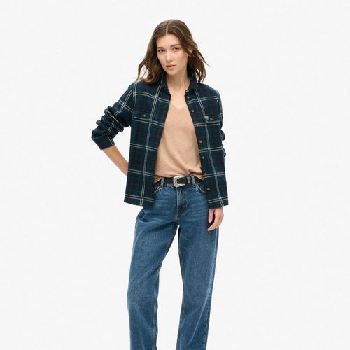 Camiseta Manga Corta Para Mujer Studios Slub Emb Vee Tee Superdry