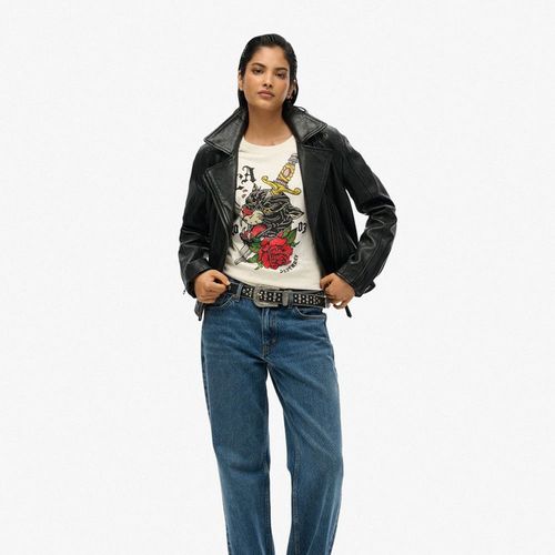 Camiseta Manga Corta Para Mujer Neo Trad Tattoo Relaxed Tee Superdry