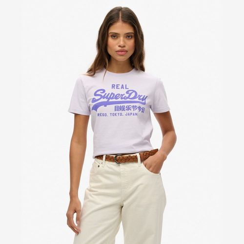 Camiseta Manga Corta Para Mujer Vl Neon Slim Tee Superdry