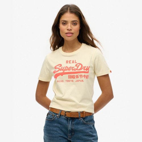 Camiseta Manga Corta Para Mujer Vl Neon Slim Tee Superdry