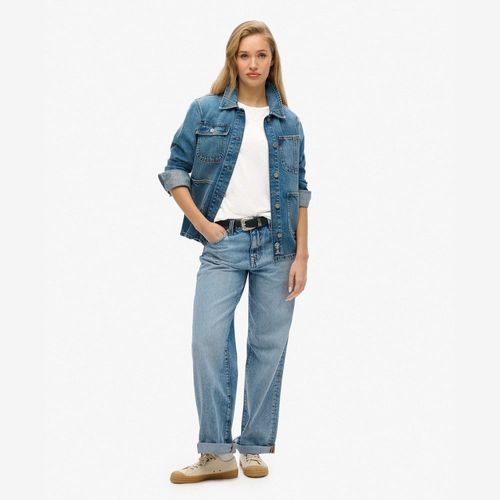 Camiseta Manga Corta Para Mujer Studios Loose Tee Superdry