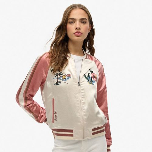Chaqueta Casual Para Mujer Suikajan Embroidered Bomber Superdry