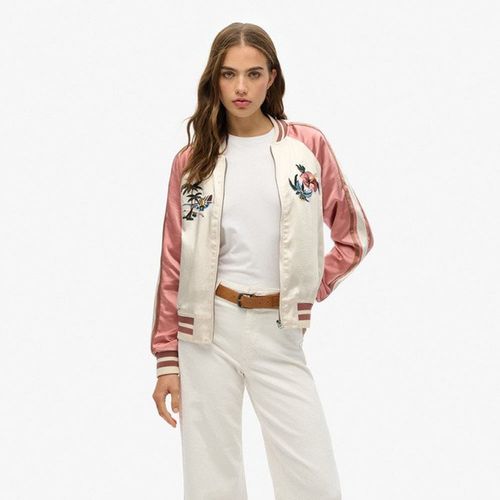 Chaqueta Casual Para Mujer Suikajan Embroidered Bomber Superdry