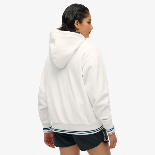 Buzo Para Mujer Country Club Velour Zip Hood superdry