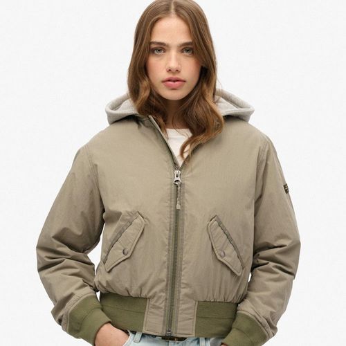 Chaqueta Casual Para Mujer Hooded Ma1 Superdry