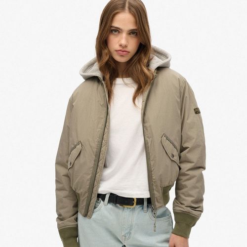 Chaqueta Casual Para Mujer Hooded Ma1 Superdry