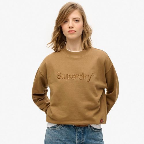 Buzo Cerrado Para Mujer Emb Core Logo Loose Crew Superdry