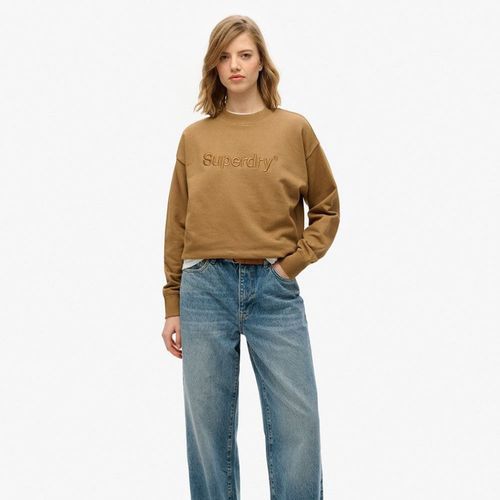 Buzo Cerrado Para Mujer Emb Core Logo Loose Crew Superdry