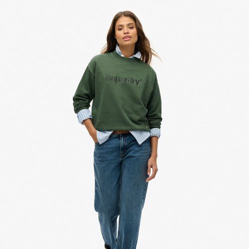 Buzo Cerrado Para Mujer Emb Core Logo Loose Crew Superdry