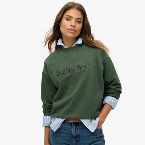 Buzo Cerrado Para Mujer Emb Core Logo Loose Crew Superdry