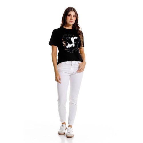 Camiseta Manga Corta Para Mujer Le Marithe Girbaud