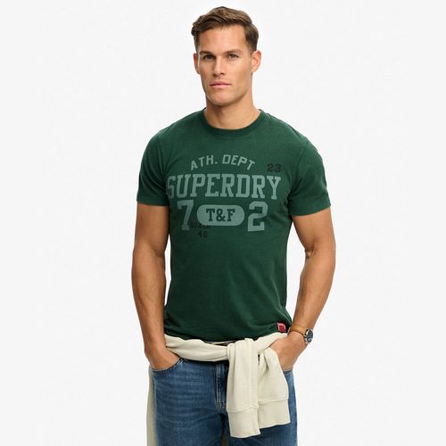 Camiseta Manga Corta Para Hombre Vintage Prep Relaxed Tee Superdry