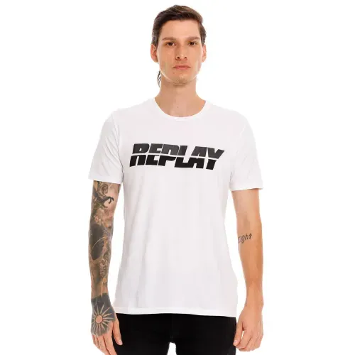 Camiseta Manga Corta Para Hombre Replay
