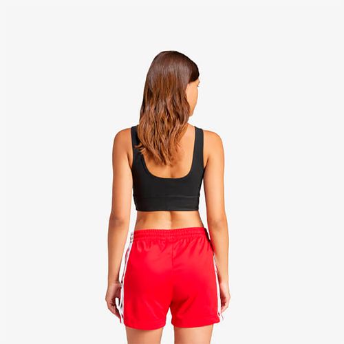 Crop Top Para Mujer Wmns Top Trifolio Black Adidas