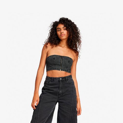 Top Para Mujer Womens Denim Top Tube B Adidas
