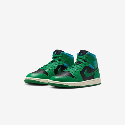 Tenis  Para Mujer Womens Jordan 1 Mid Lucky Gree Nike