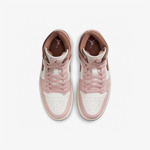 Tenis Para Mujer Womens Jordan 1 Mid Pink Oxfor Nike